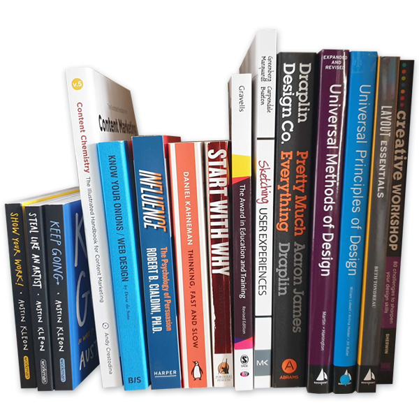Paul Coffield - UX Design Tutor (bookshelf)